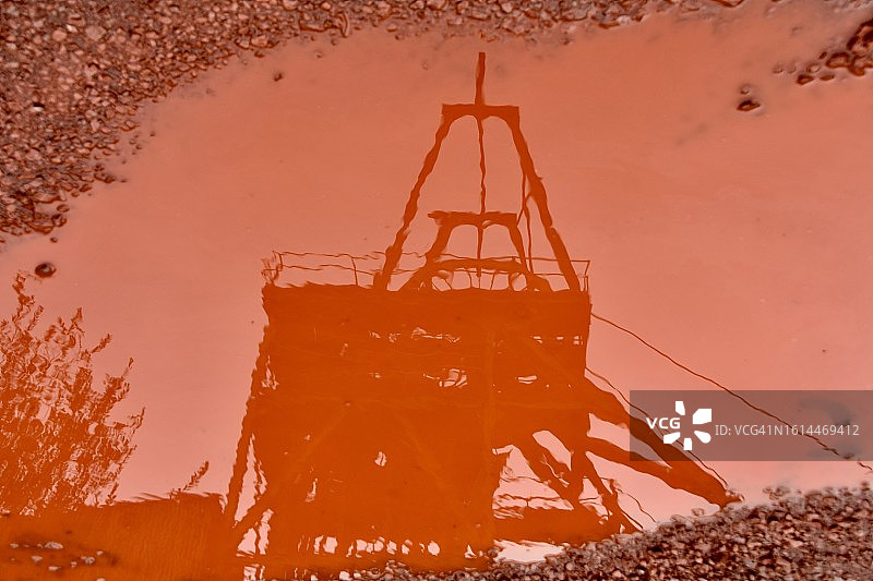 佛罗伦萨矿山1:铁矿石图像。图片素材