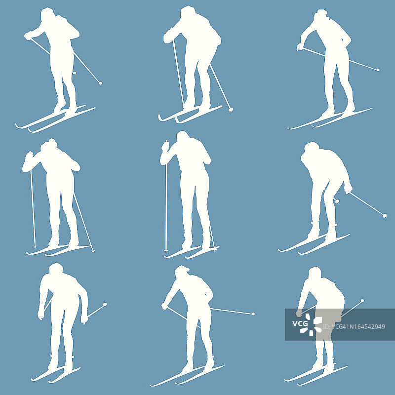 滑雪者图片素材