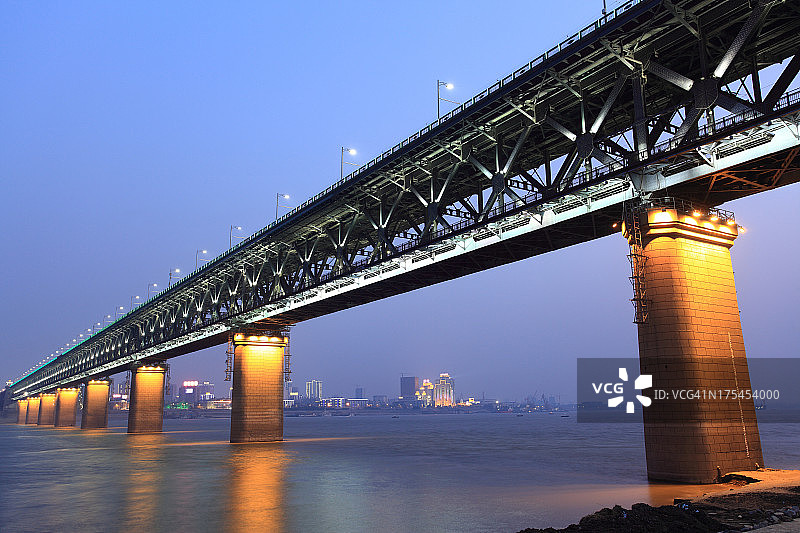 武汉长江大桥图片素材