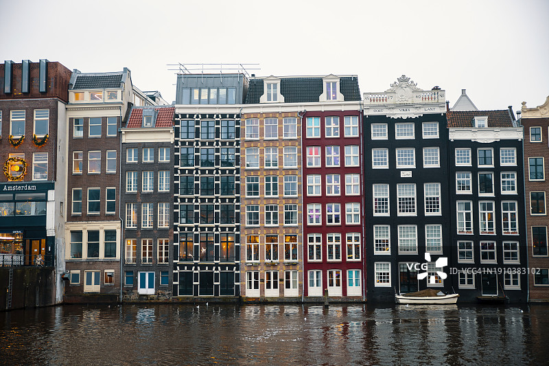 阿姆斯特丹受欢迎的市中心城市景观图片素材