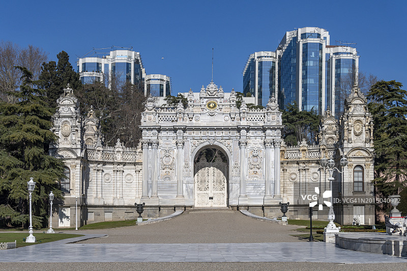 多尔马巴赫切宫，伊斯坦布尔，土耳其图片素材