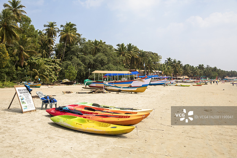 Palolem海滩，印度果阿邦图片素材