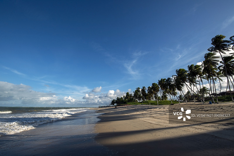 Zumbi海滩。里约热内卢福戈，北格兰德河，巴西。图片素材