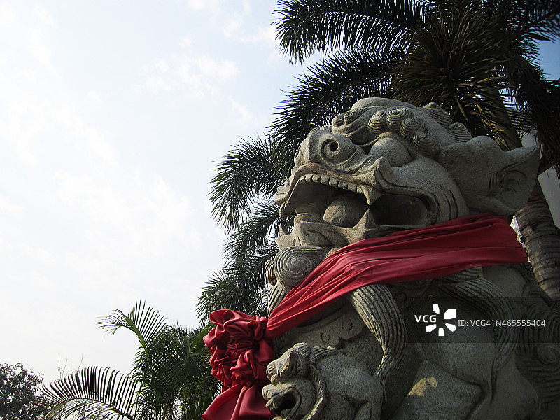 中国石狮雕像图片素材