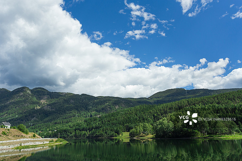 自然丰富的挪威，美丽的风景图片素材