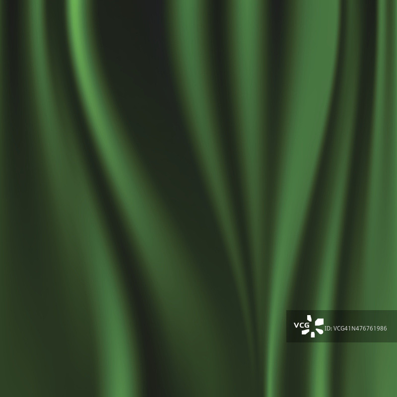 抽象向量纹理，绿色丝绸图片素材