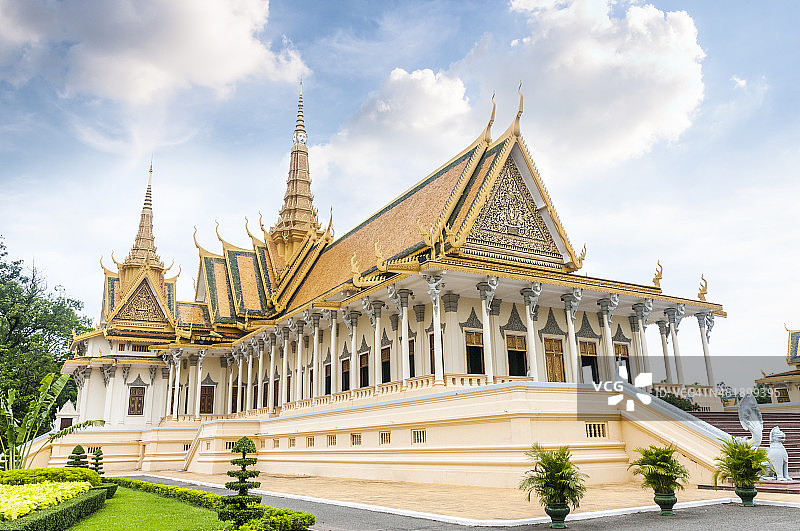 柬埔寨金边的皇宫图片素材