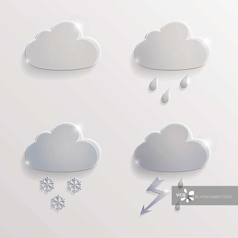 天气标志玻璃云图片素材