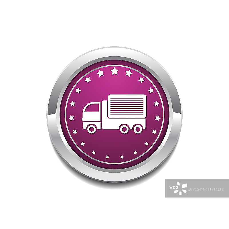 运输车辆粉色矢量按钮图标图片素材