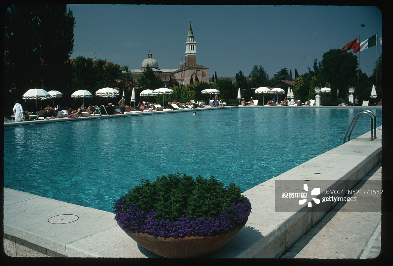 Cipriani酒店的游泳池图片素材