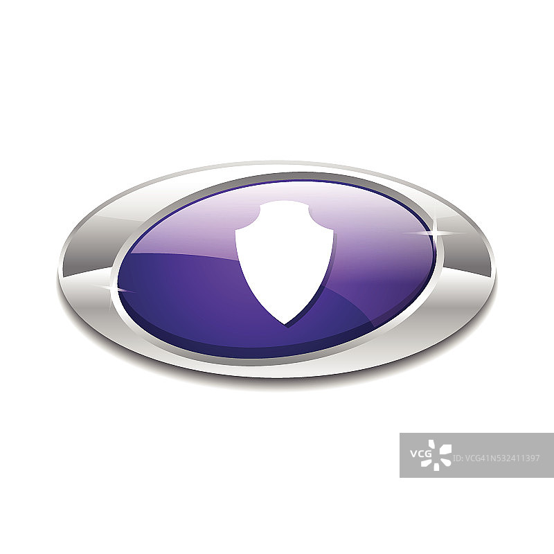 盾标志紫色矢量图标按钮图片素材