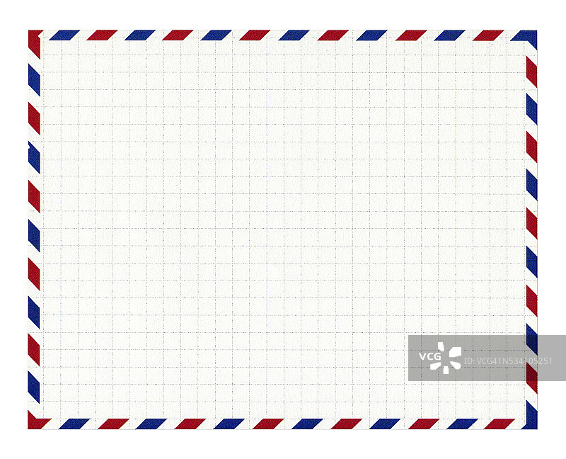 航空邮件信封纸背景纹理孤立图片素材
