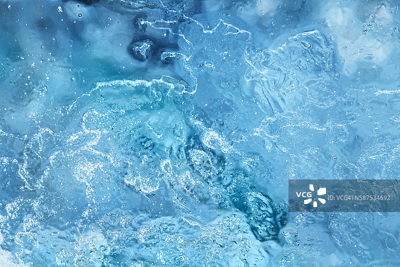 蓝冰纹理图片素材
