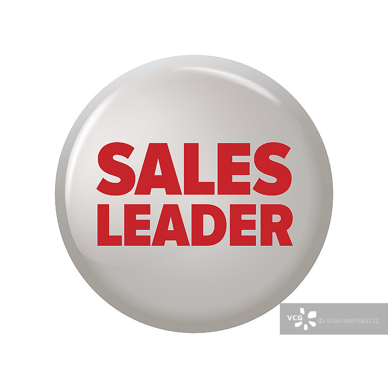 圆形按钮，上面写着“销售领导”图片素材