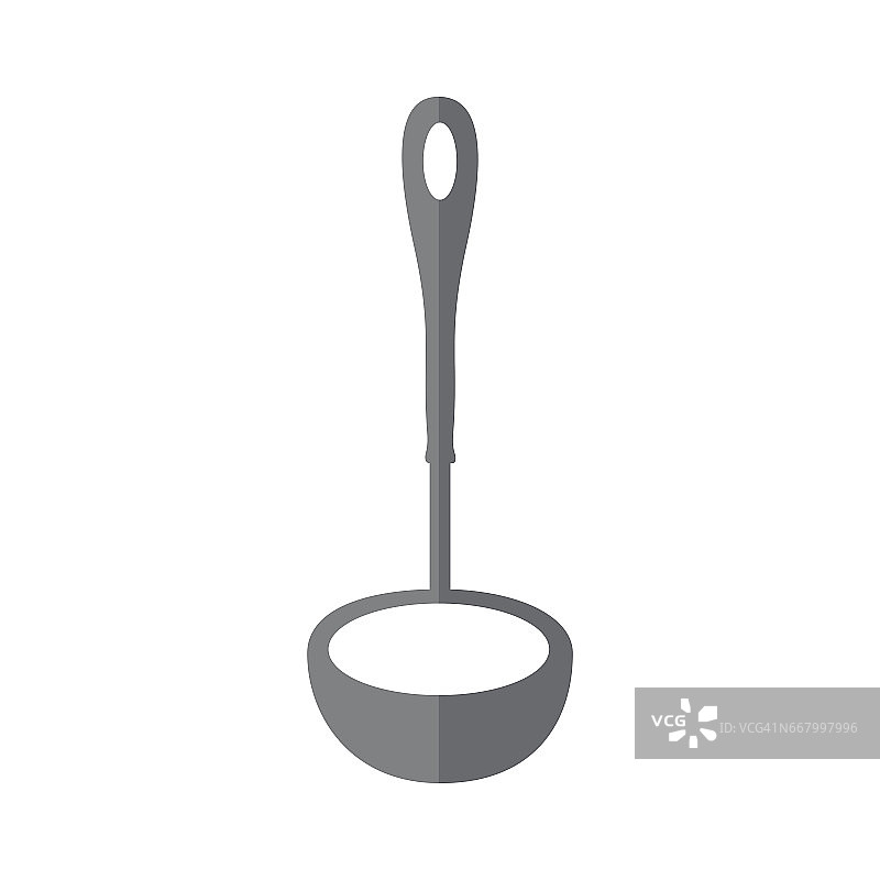 勺子厨房餐具孤立的图标图片素材