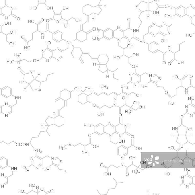 无缝的分子背景图片素材