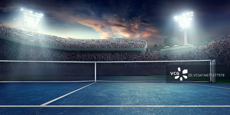 网球:球场图片素材