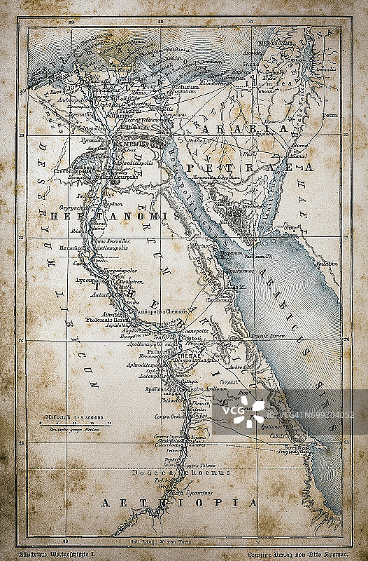 埃及的地图图片素材