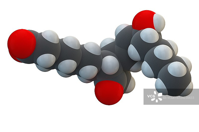 Alprostadil药物分子图片素材