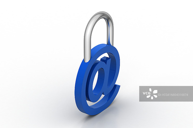 电子邮件安全概念图片素材