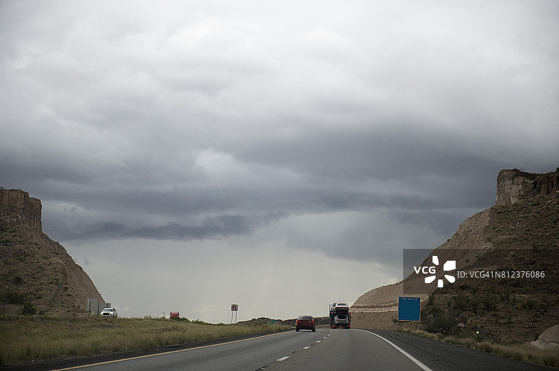美国亚利桑那州金曼高速公路图片素材