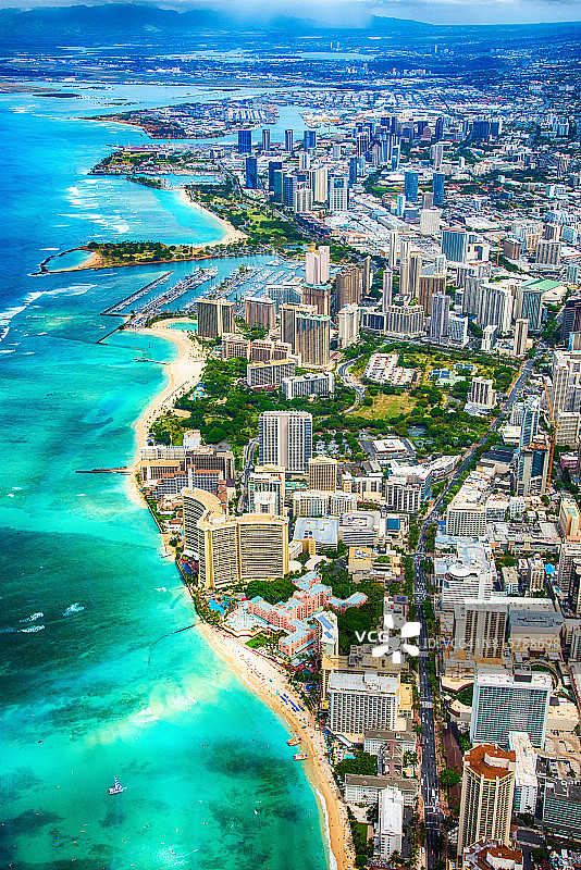 美丽的夏威夷檀香山图片素材