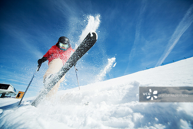 冬季运动爱好者图片素材