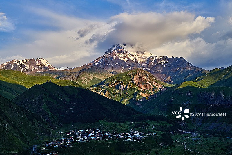 高加索山脉,格鲁吉亚图片素材