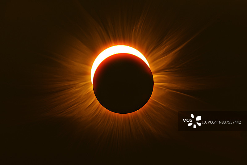 威斯康星州8月21日日食图片素材