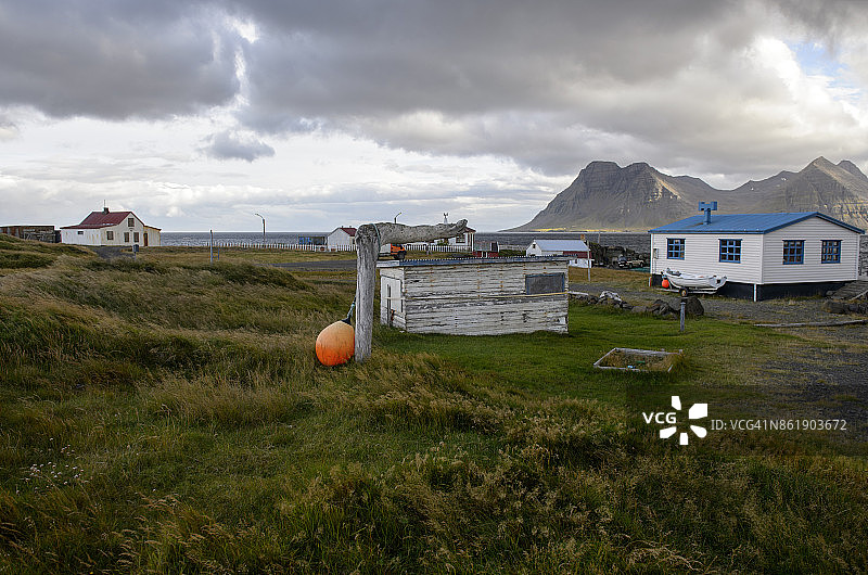 Gjögur 村，西峡湾，冰岛图片素材