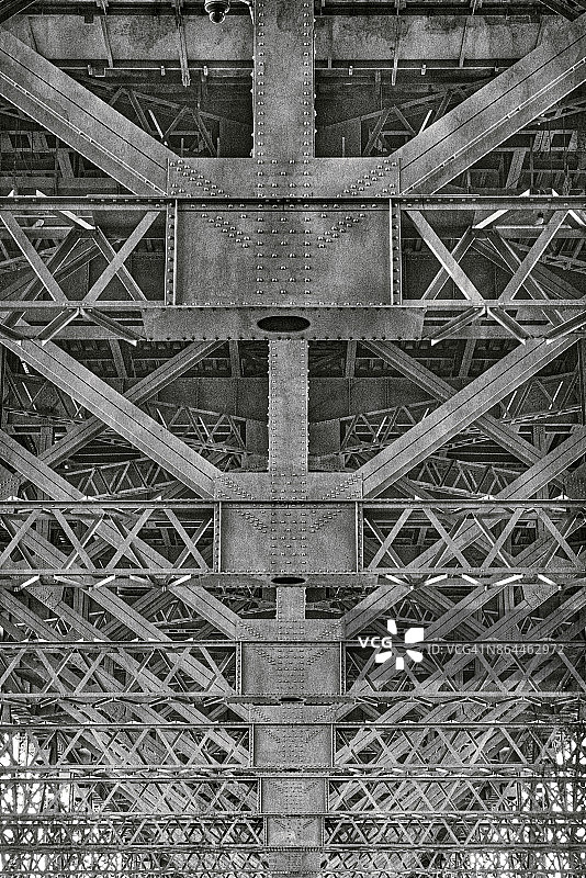 悉尼海港大桥下，悉尼，澳大利亚图片素材