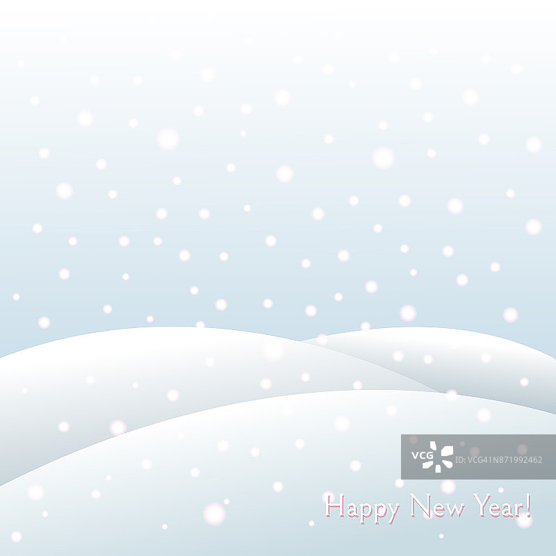 寒假背景新年和圣诞节冬季霜冻景观模板向量图片素材