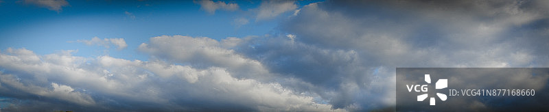 云类型学-帕诺的蓝色阴影图片素材