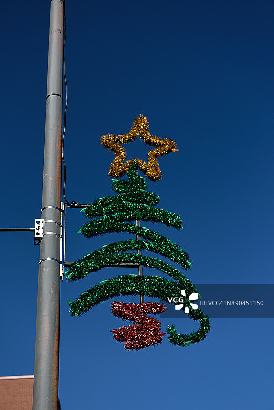 美国普韦布洛的圣诞装饰图片素材