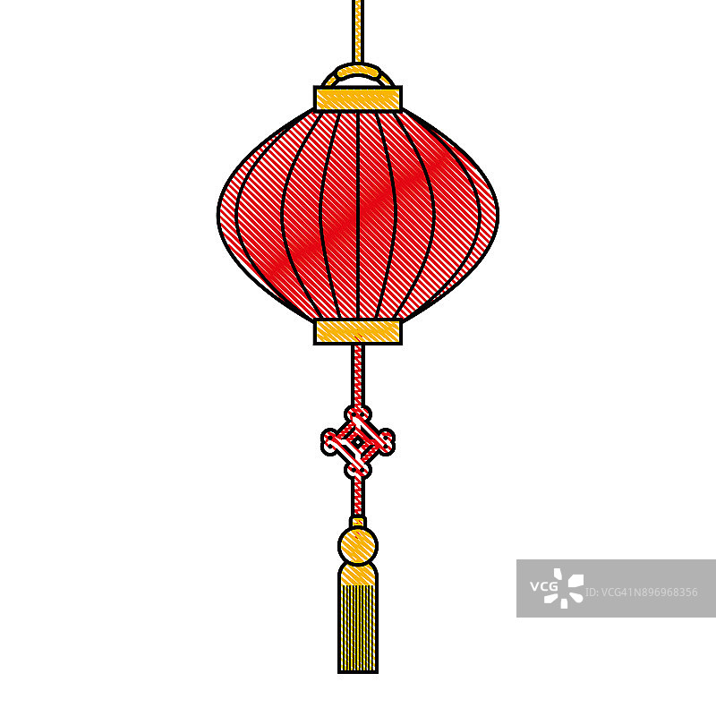 中国传统的平灯笼图片素材