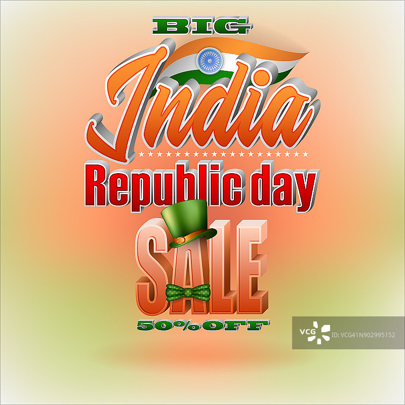 共和国日，在印度销售图片素材