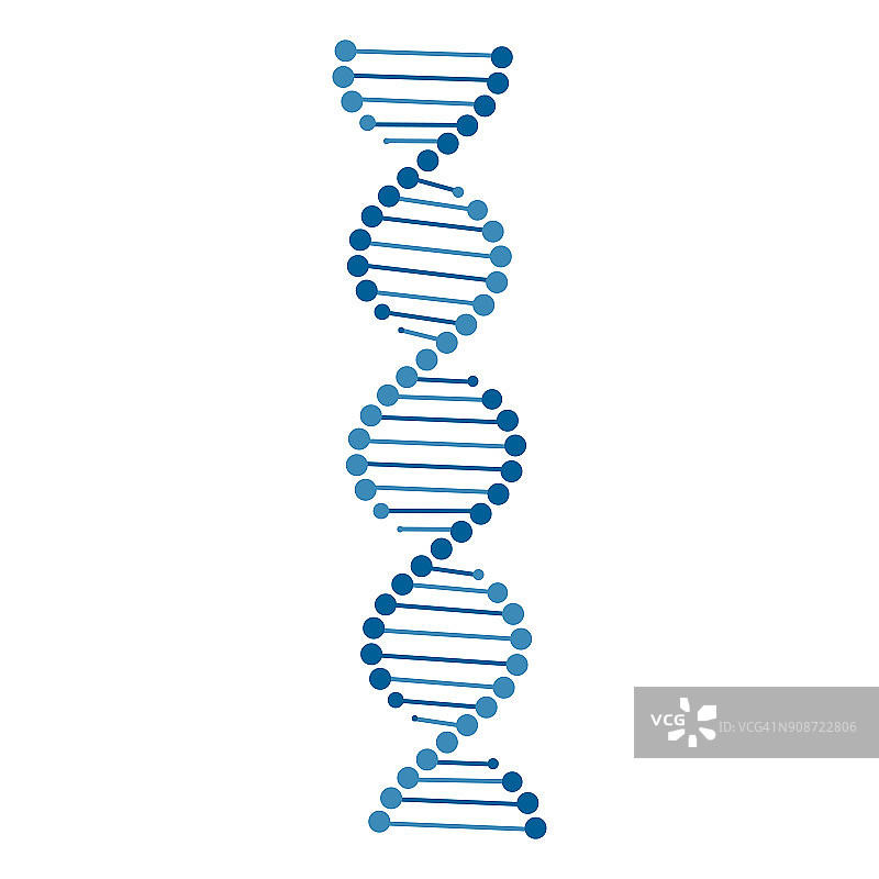 DNA图标矢量图图片素材