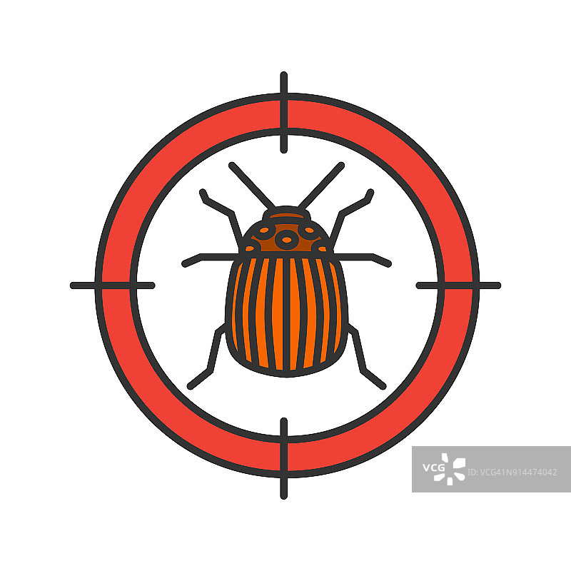 科罗拉多甲虫目标图标图片素材