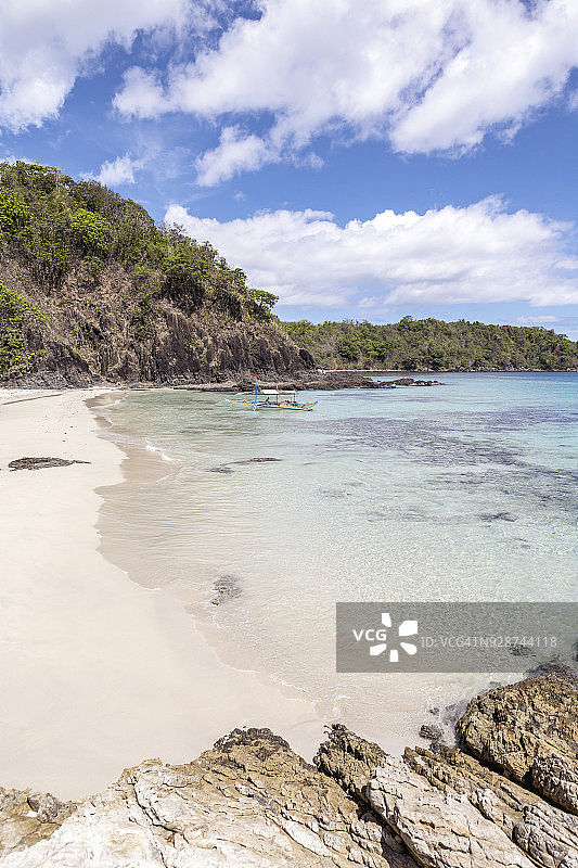 埃尔尼多岛和热带海滩图片素材