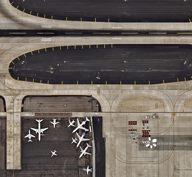 机场有跑道图片素材