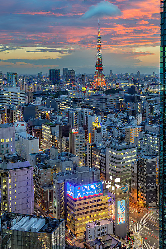 东京城市日落图片素材