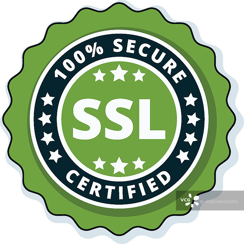 SSL认证标签说明图片素材