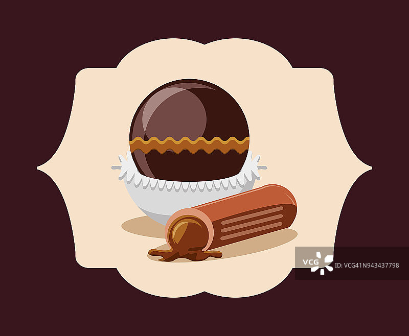 巧克力糖果设计图片素材