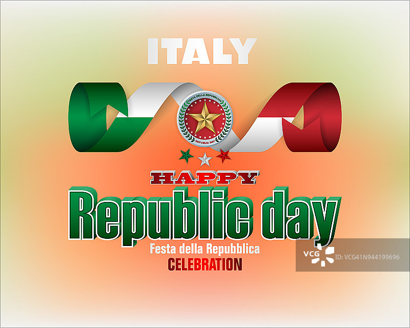 共和国日，意大利的庆祝活动图片素材