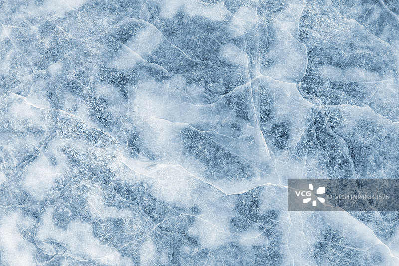 湖面上的冰的纹理图片素材