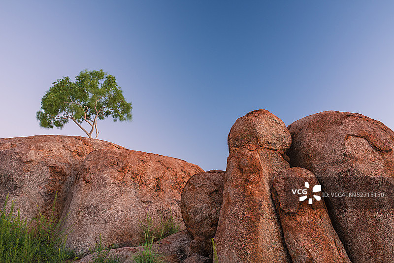 澳大利亚北领地，魔鬼大理石保护保护区图片素材