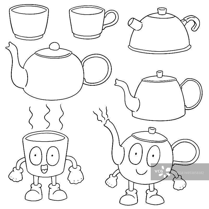 咖啡或茶具图片素材
