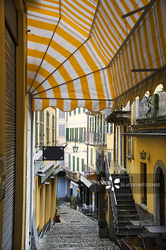 意大利贝拉吉奥的街道小巷图片素材