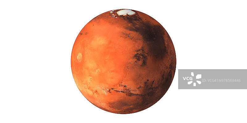 火星是红色的星球图片素材