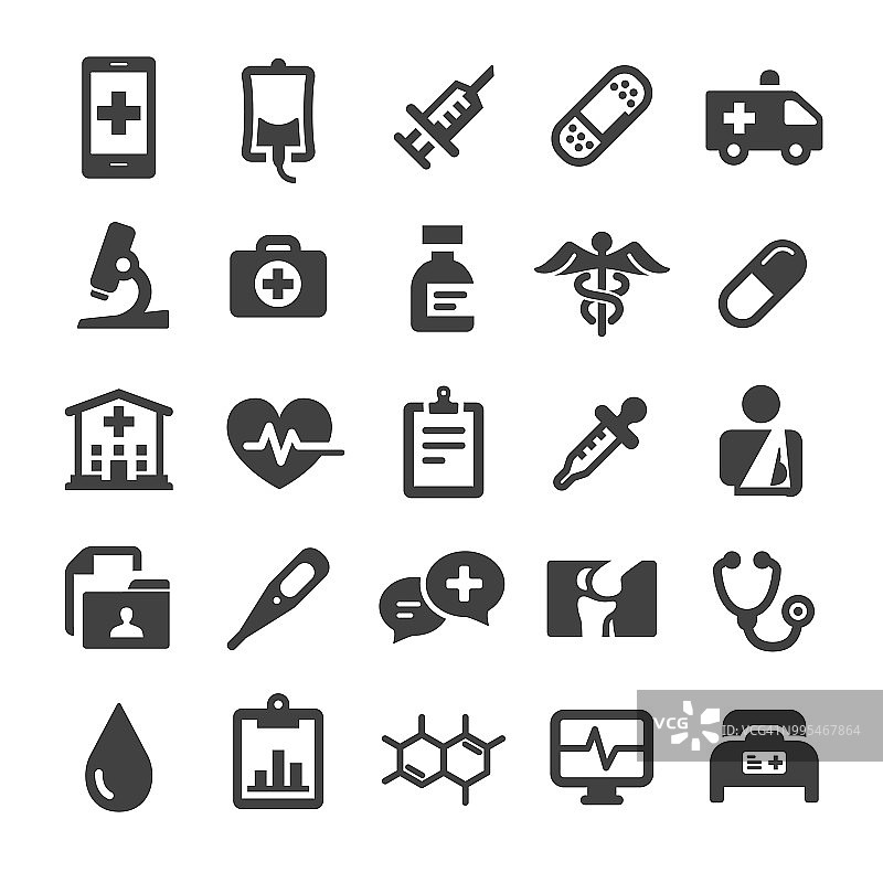 医疗保健图标-智能系列图片素材